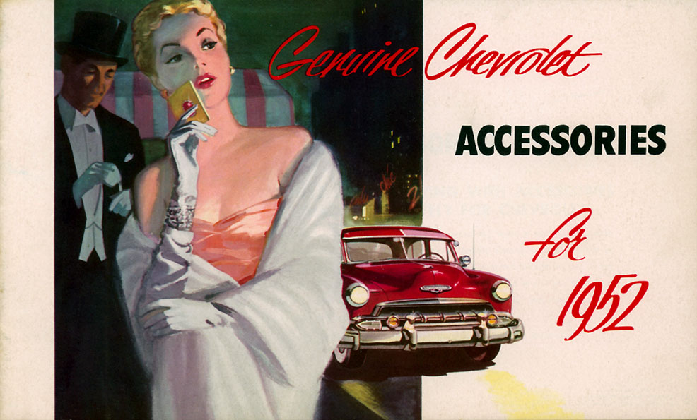 1952 Chevrolet Accessories Booklet